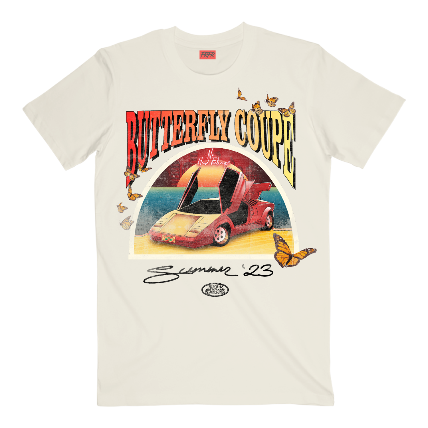 Butterfly Coupe Red Tee